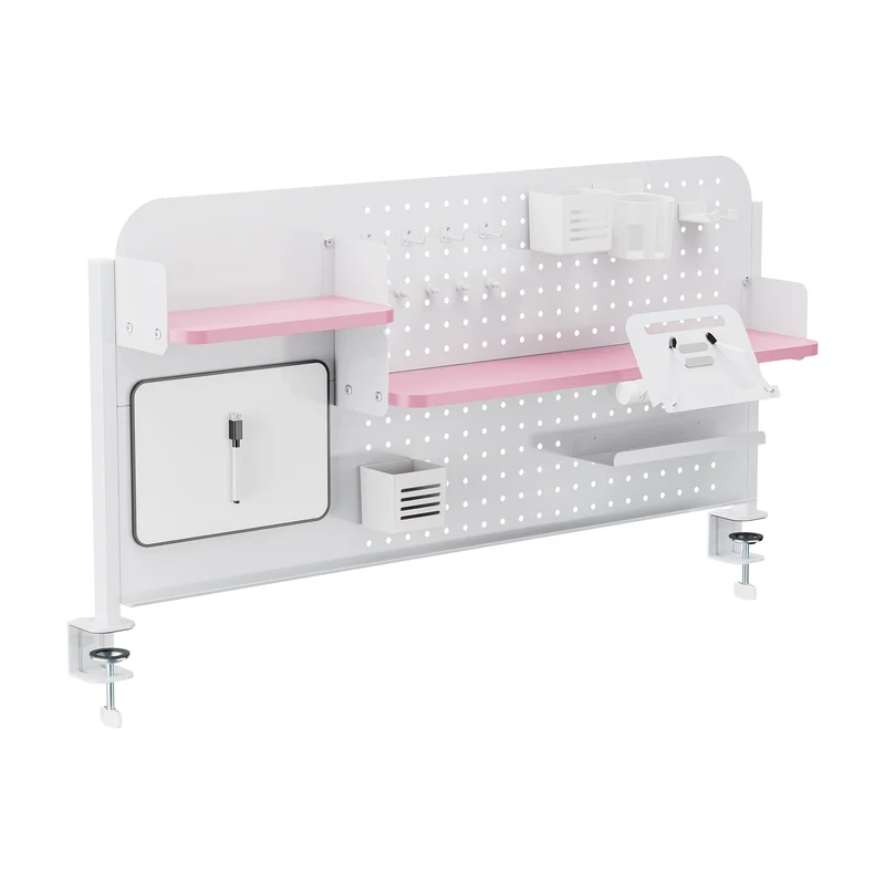 Organizador de escritorio para sujetar Sauda 114x68 cm acero [en.casa]