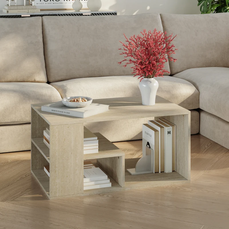 Mesa de centro Antaa 80x50x40 cm [en.casa]