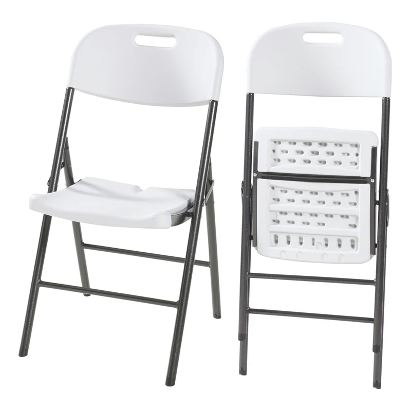 Silla plegable Ljusnarsberg en set de plástico [en.casa]