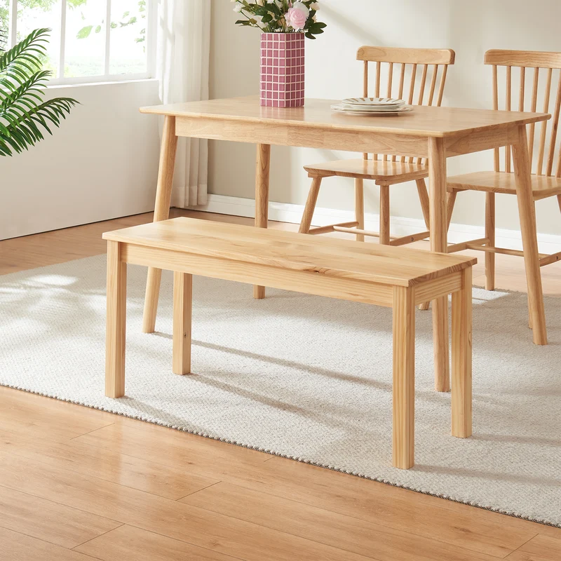 Banco de comedor de madera Trerunulu [en.casa]