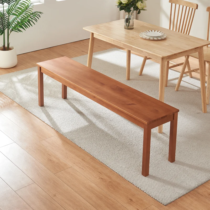 Banco de comedor de madera Trerunulu [en.casa]