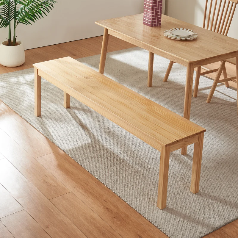 Banco de comedor de madera Trerunulu [en.casa]