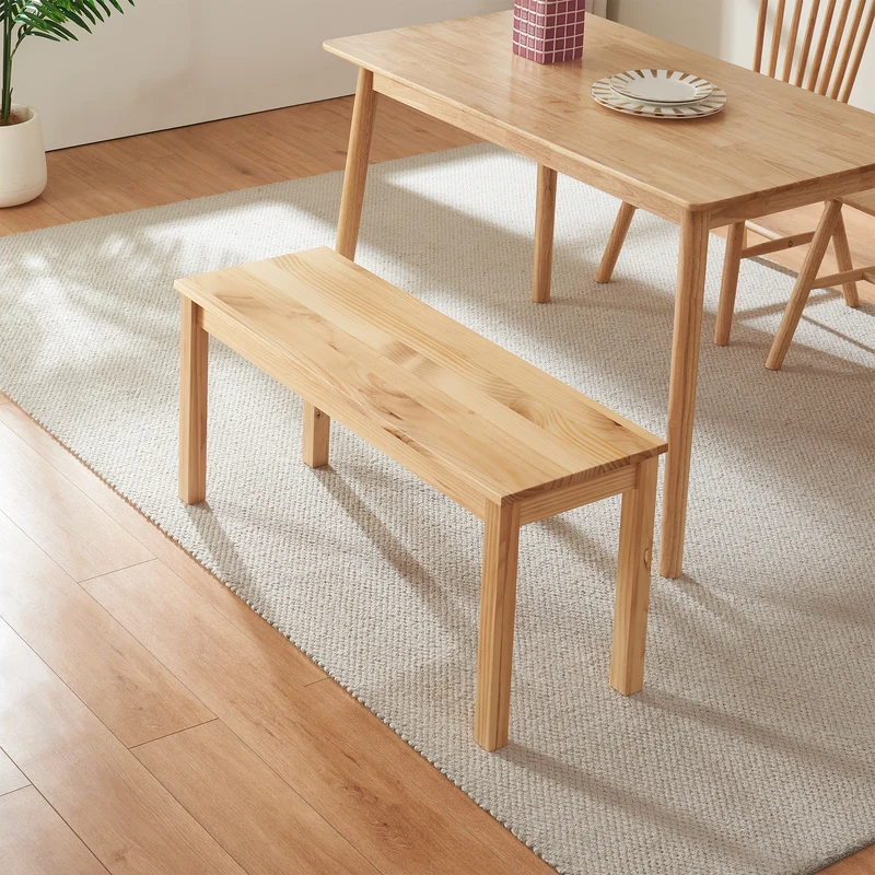 Banco de comedor de madera Trerunulu [en.casa]
