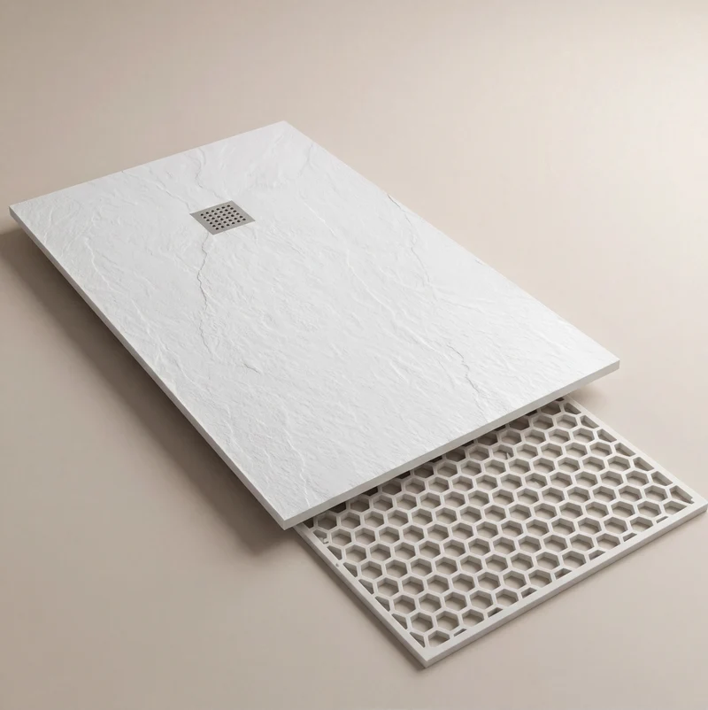Plato de ducha Hexacore - Resina y Fibra de Vidrio