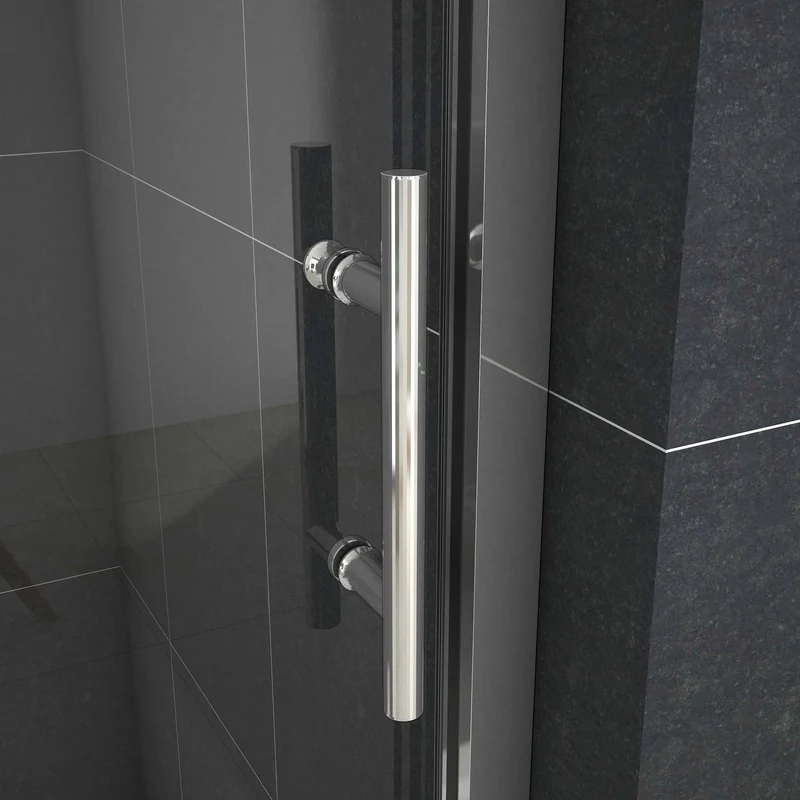 Mampara de Ducha Puerta Corredera vidrio 5mm templado transparente