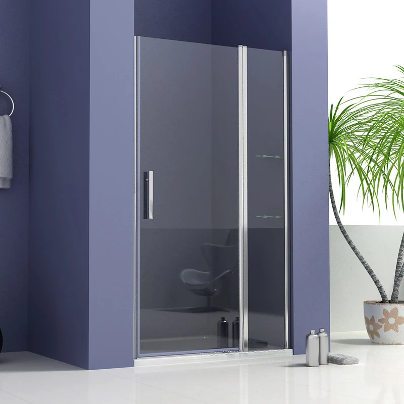 liquidacion Mamparas de Ducha Puerta de Baño con Estante Repisa de vidrio cristal 6mm