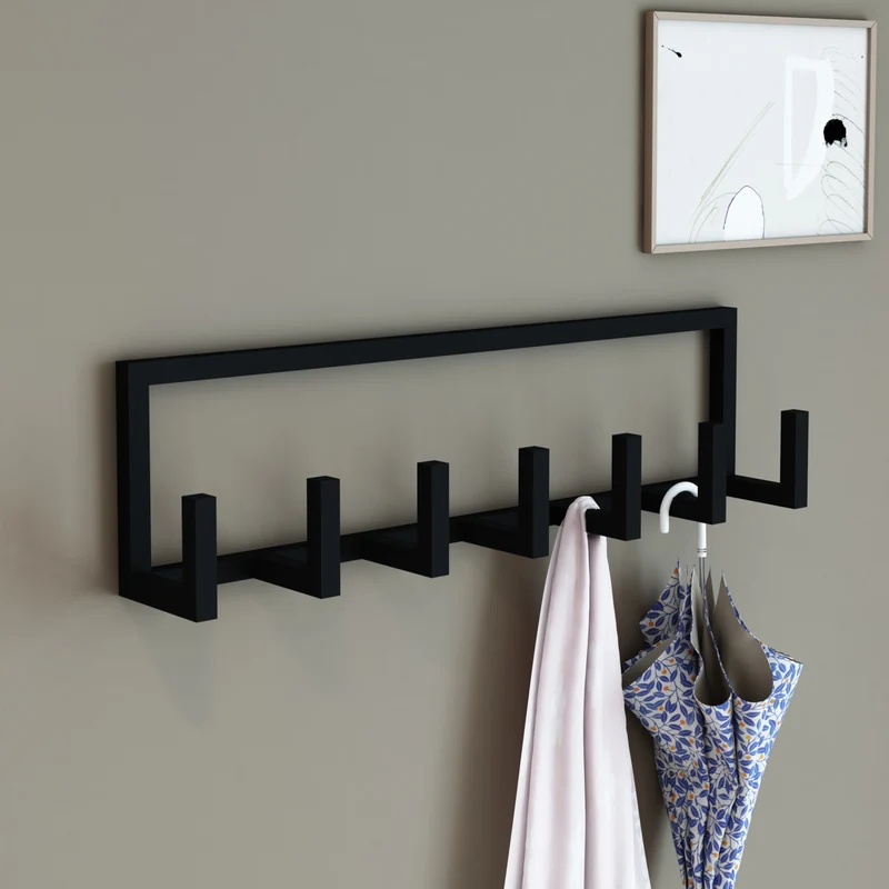 Perchero de pared Lyngen 75x10x20 cm [en.casa]