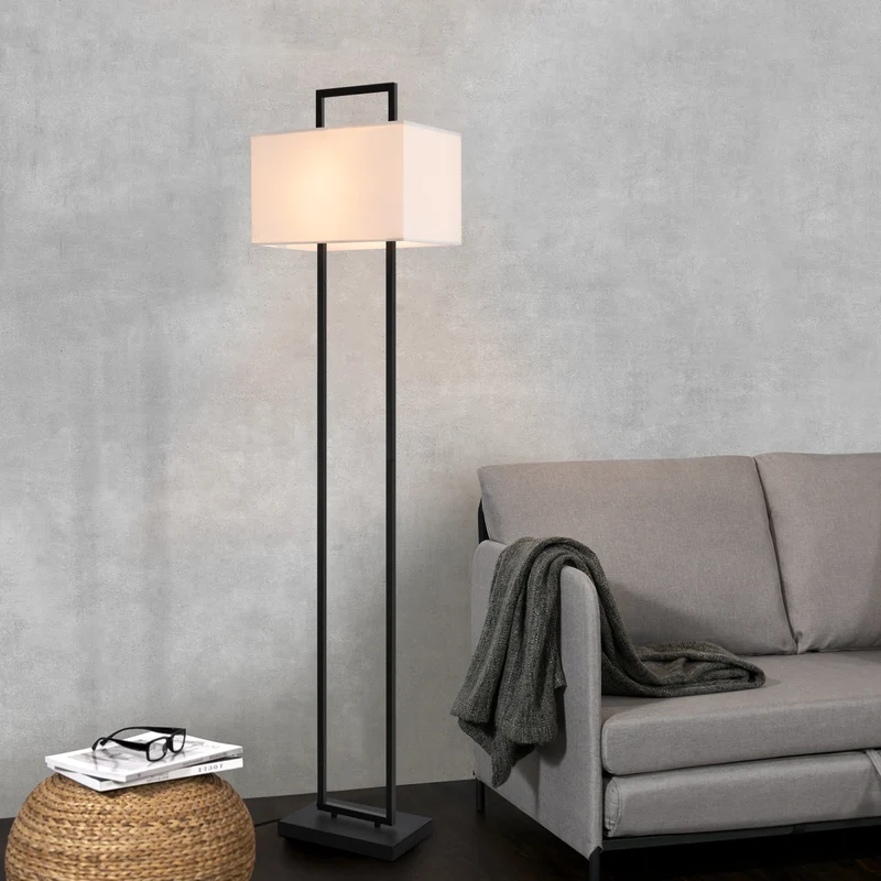 Lámpara de pie Sigdal Negro / Blanco [lux.pro]