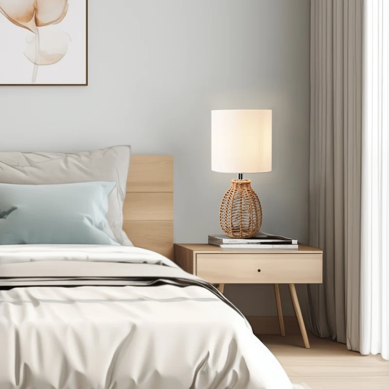 Lámpara de mesa Alfreton Blanca [lux.pro]