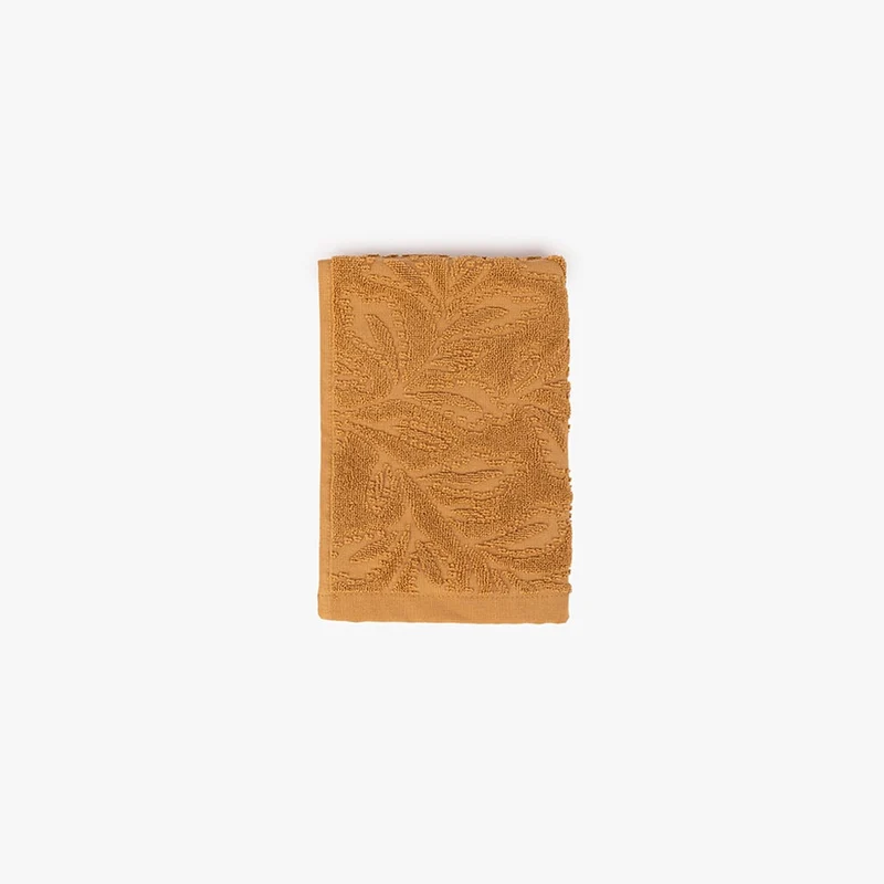 Toalha de Banho Jacquard Floral Amarelo LUOPING