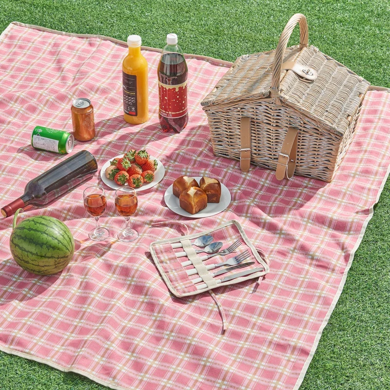 Cesta de picnic Bucchianico para 2 personas juego completo [casa.pro]