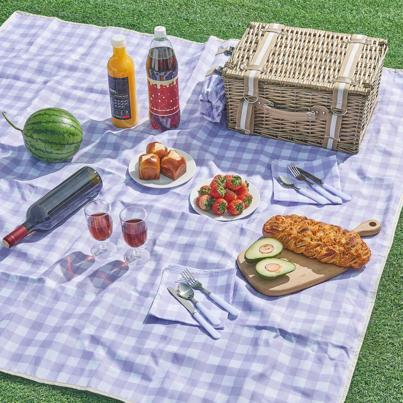 Cesta de picnic Bisceglie para 2 personas juego completo [casa.pro]