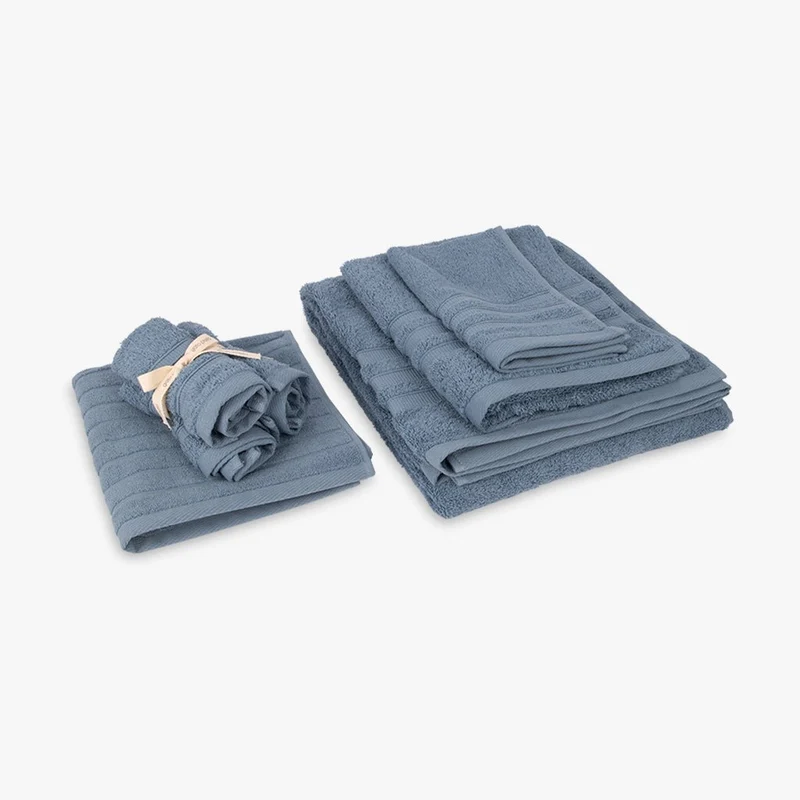 Toalha de Mãos Algodão Azul 4EVERYDAY