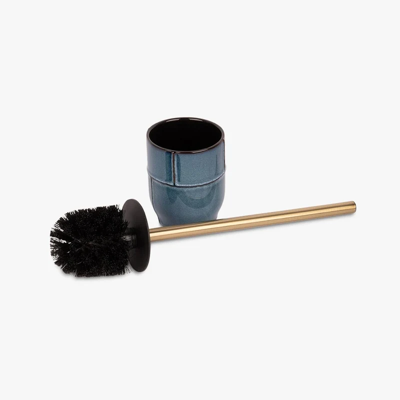 Escova Wc de Cerâmica Azul IOS