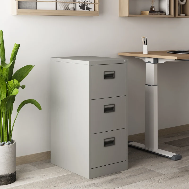 Archivador Rääkkylä 103x45x62cm Acero [en.casa]