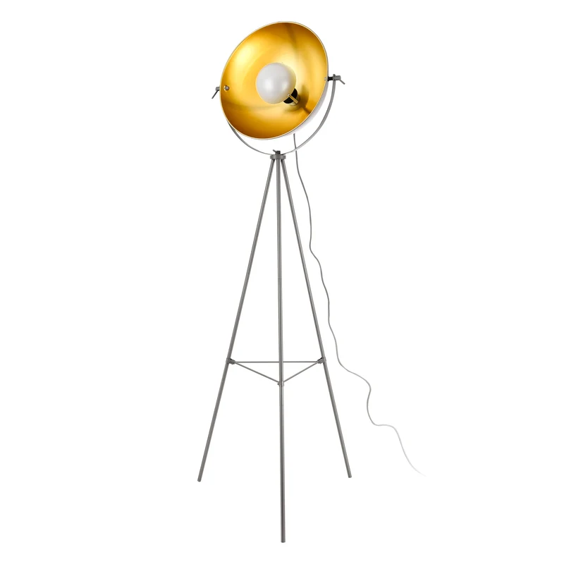 Lámpara de pie Angers 158 cm Máx. 60W E27 Metal varios colores lux.pro