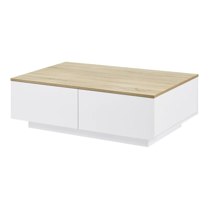 Mesa de centro Kagiso 95x60x31 cm 4 cajones varios colores en.casa