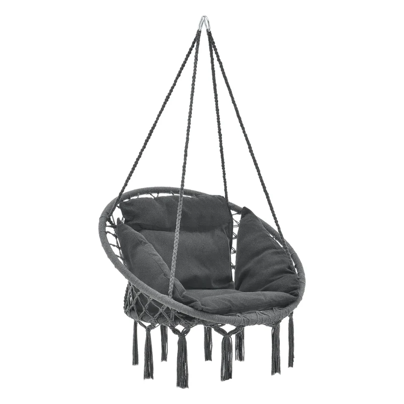 Silla colgante Kailua Máx. 150 kg Interior Exterior con cojín casa.pro