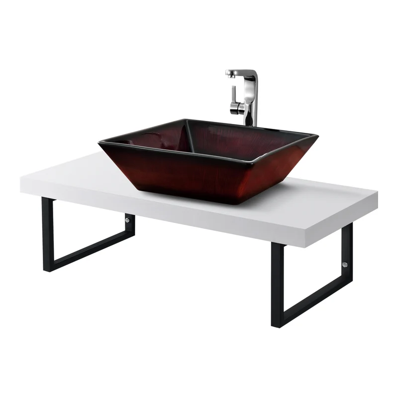 Encimera de lavabo 100x45x30 cm en varios colores nueva.casa