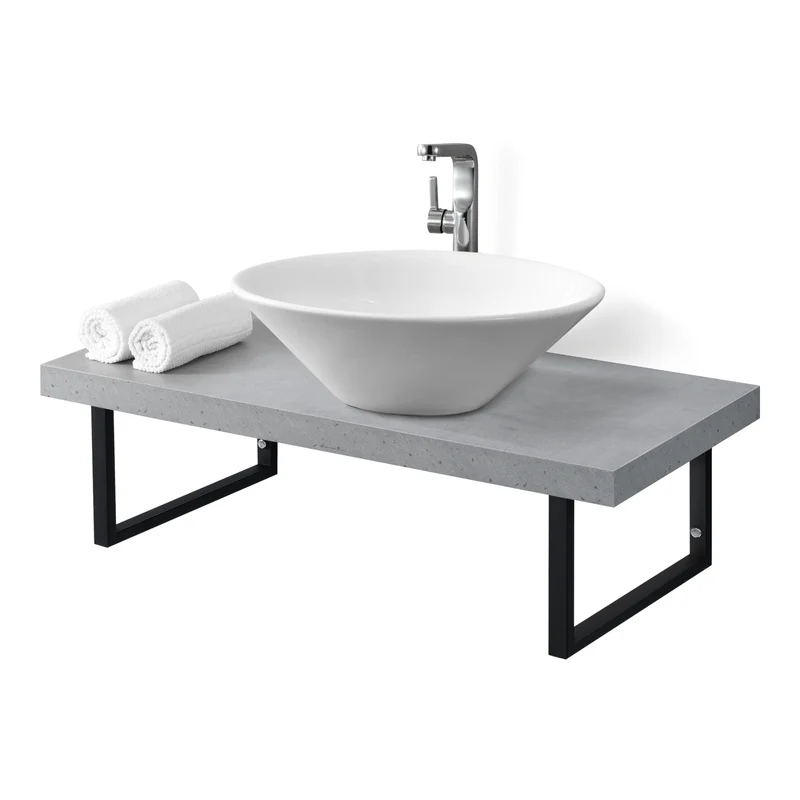 Encimera de lavabo 100x45x30 cm en varios colores nueva.casa