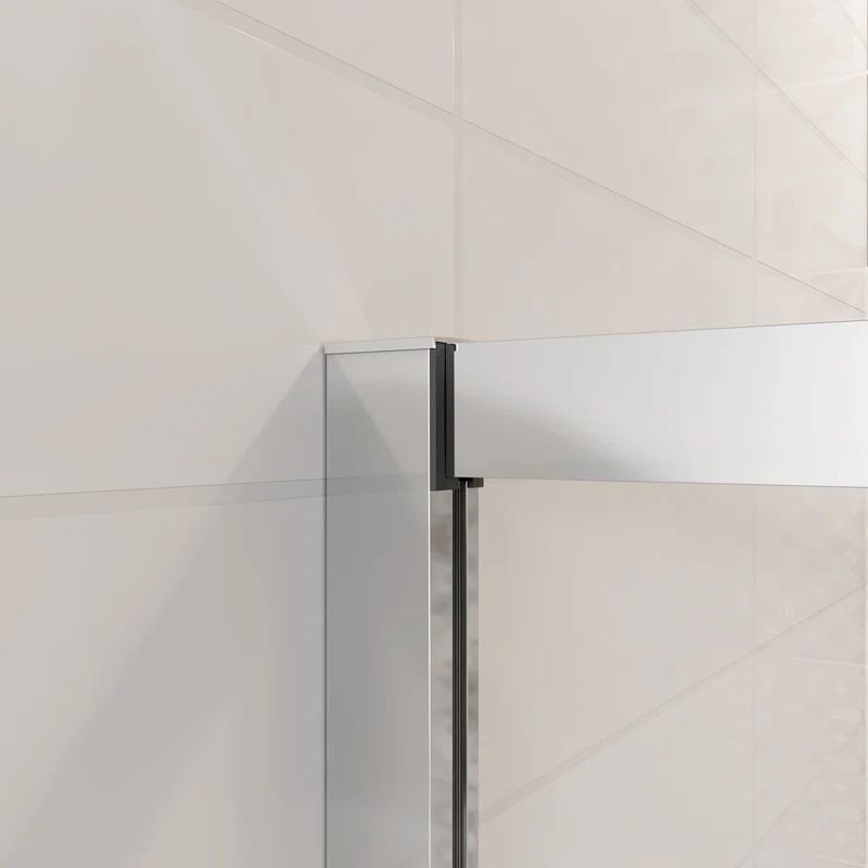 Mampara de Ducha Puerta Corredera vidrio 5mm templado transparente