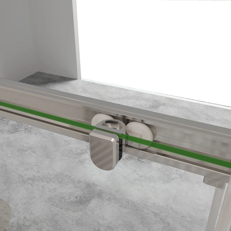 Mampara de Ducha Puerta Corredera vidrio 5mm templado transparente