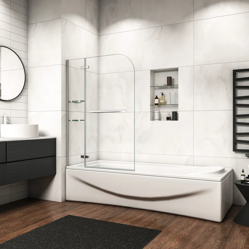 Mamparas Baño Pantalla para Bañera de vidrio templado 5 mm
