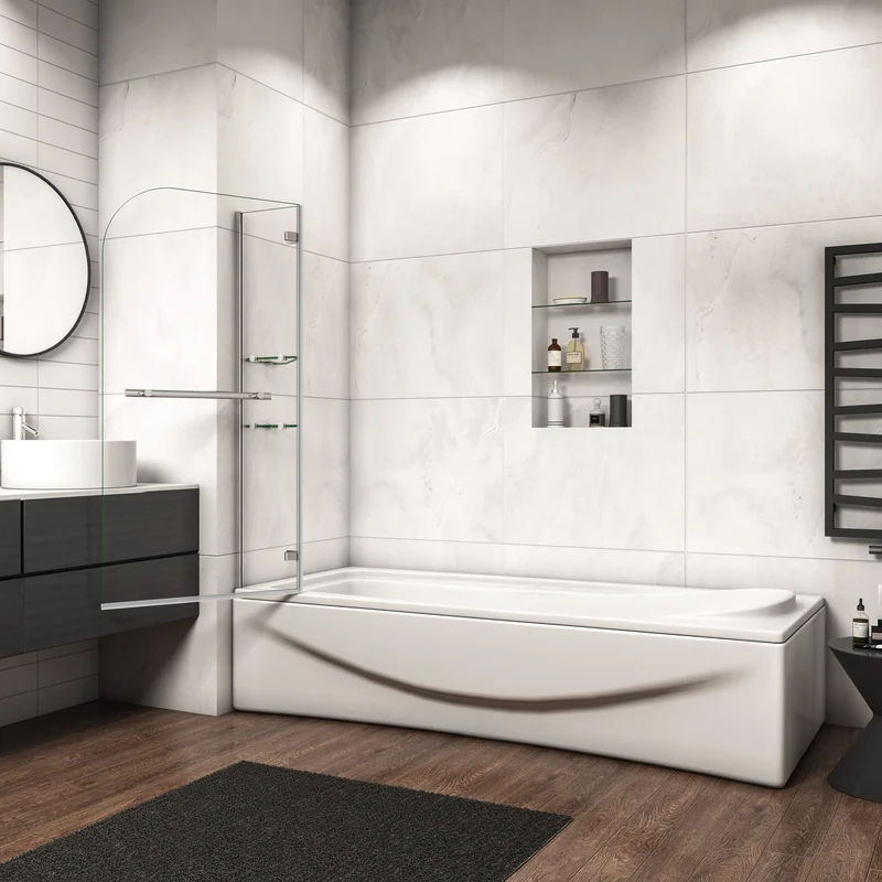 Mamparas Baño Pantalla para Bañera de vidrio templado 5 mm