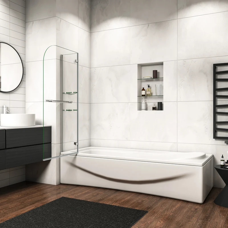 Mamparas Baño Pantalla para Bañera de vidrio templado 5 mm