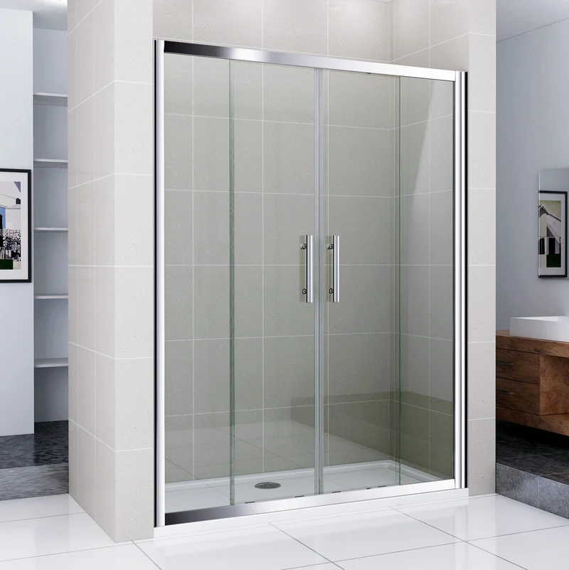 Mamparas de Baño Puertas corrediza dobles cristal 6mm