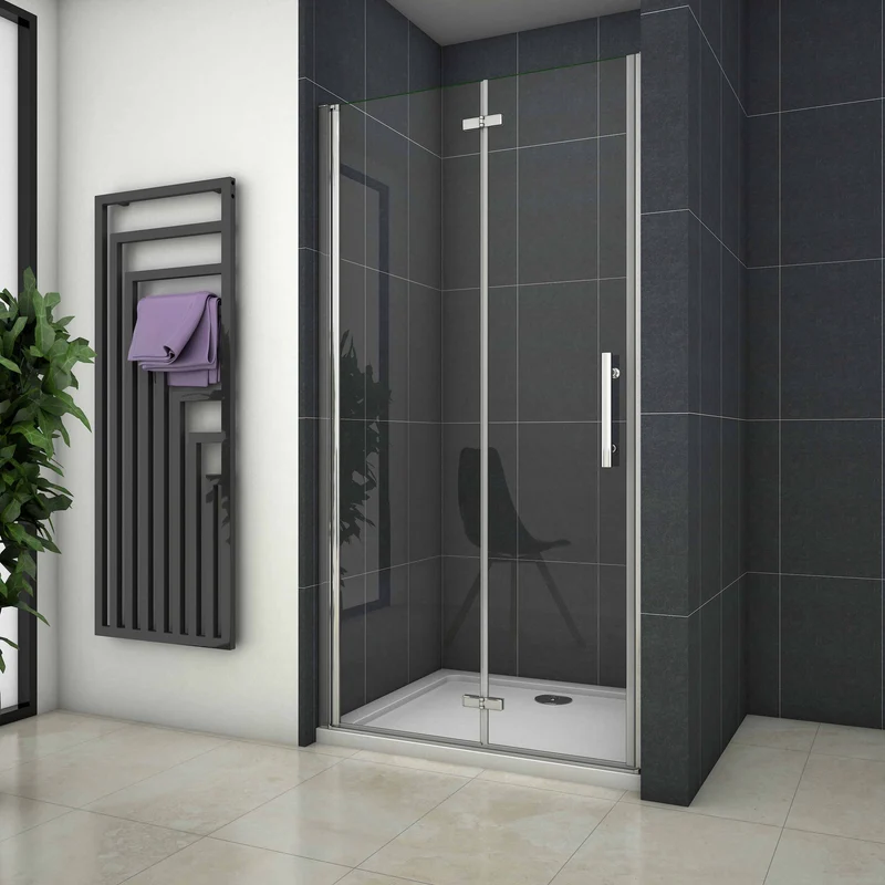 Mampara ducha Pantalla baño plegable puerta de Aica diferentes tamaños