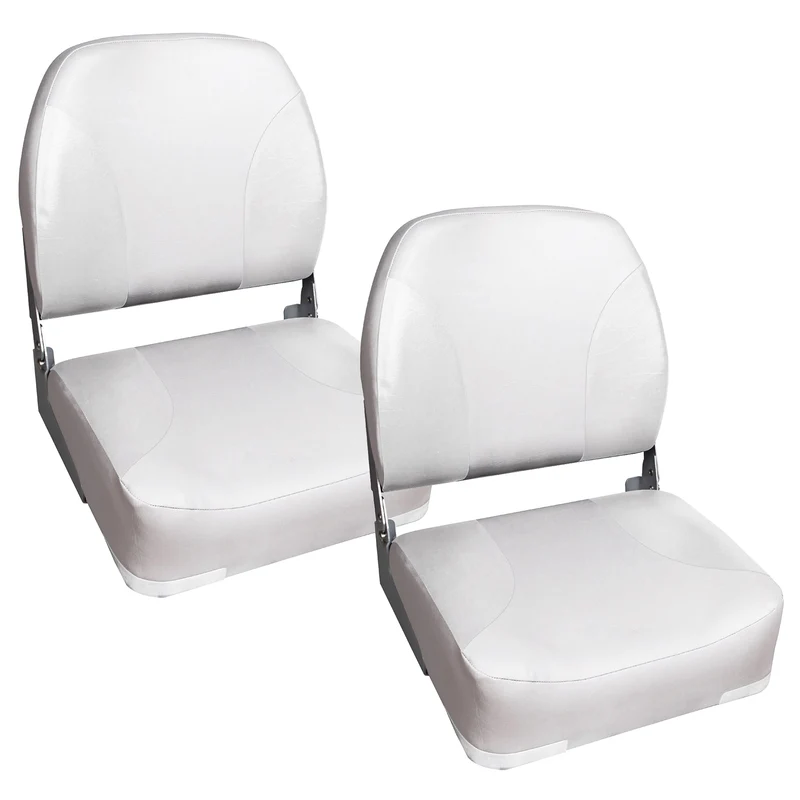 Asiento de barco Riccione juego de 2 de cuero sintético plegable en varios colores pro.tec