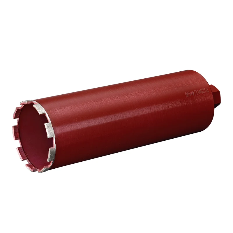 Corona de perforación de diamante en varios tamaños húmedo/seco rojo in.tec