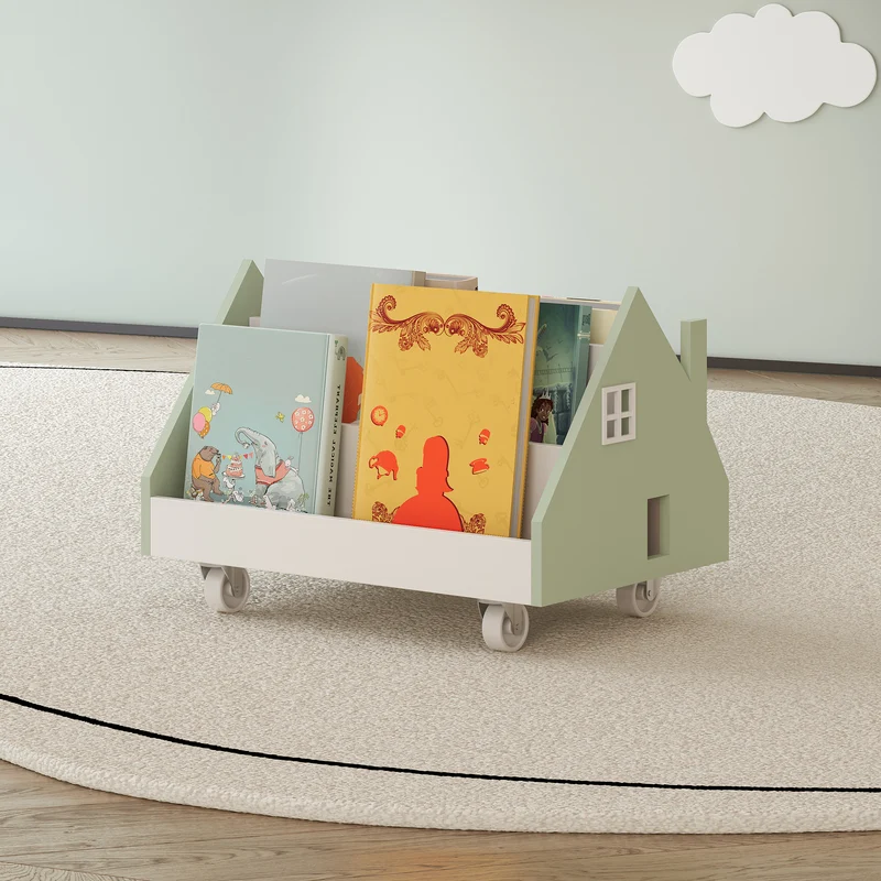 Carrito móvil de libros para niños Vipsali Hausoptik