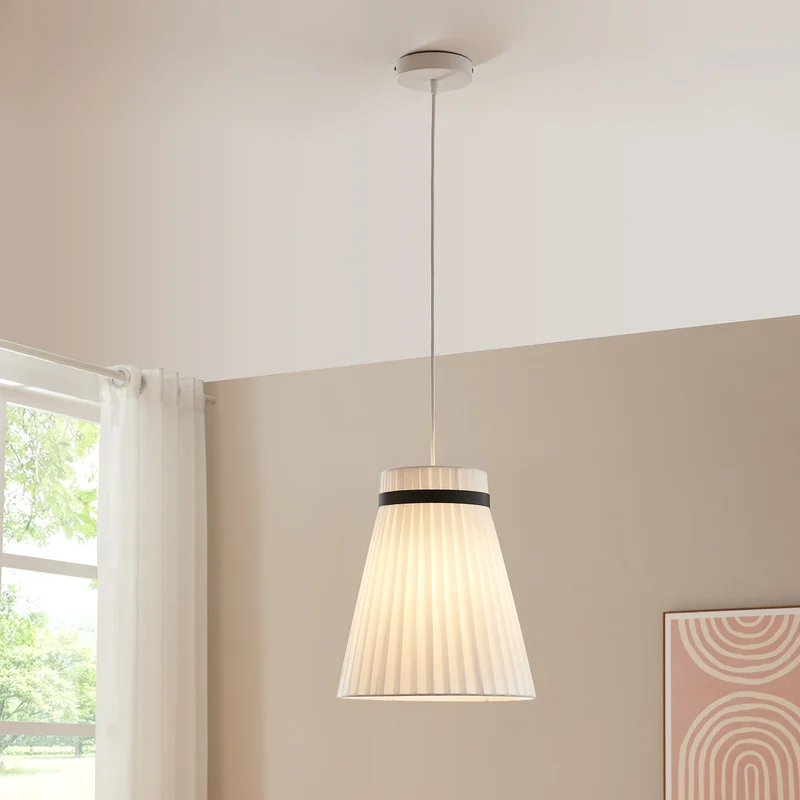 Lámpara colgante Broughton Blanco [lux.pro]
