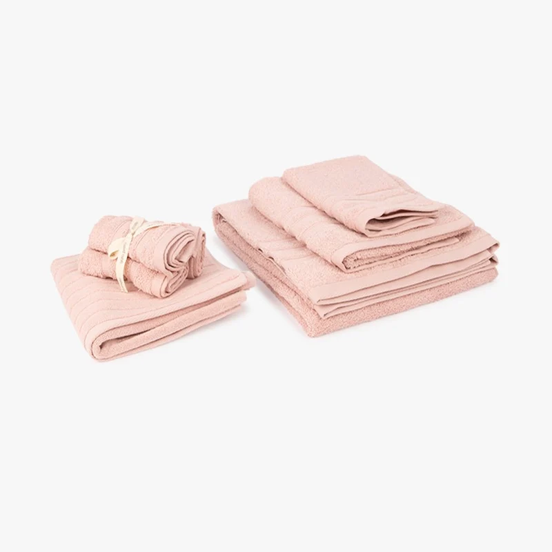 Toalha de Mãos Algodão Rosa Claro 4EVERYDAY