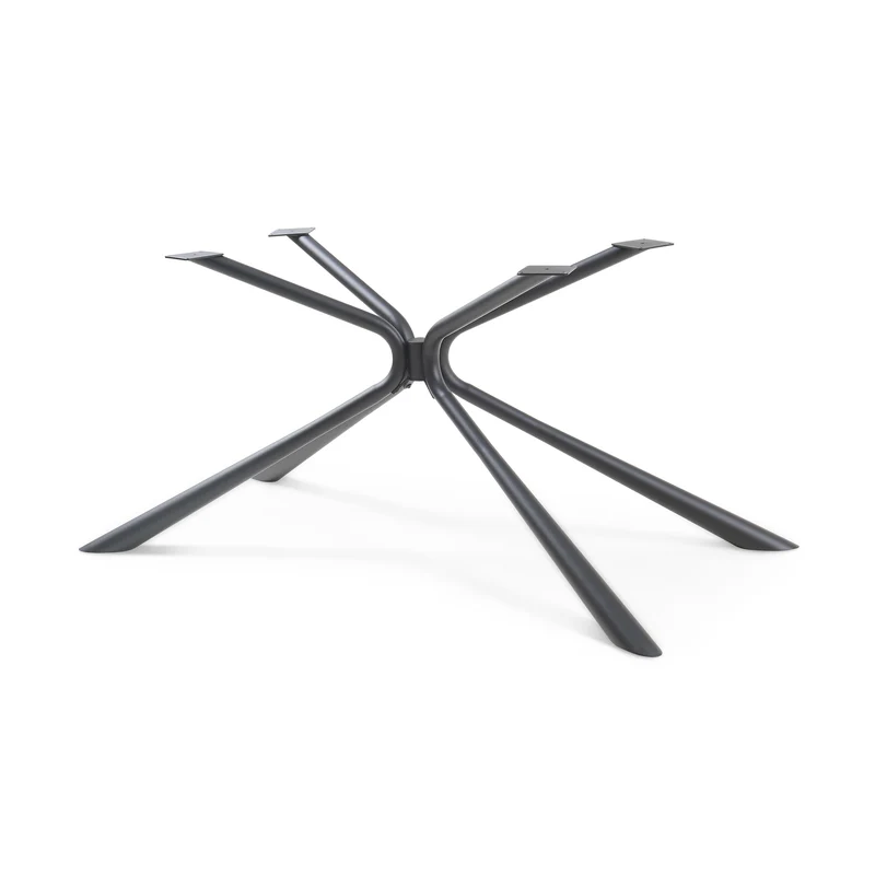 Estructura de mesa Havosanlurg acero 160x70x72 cm negro [en.casa]