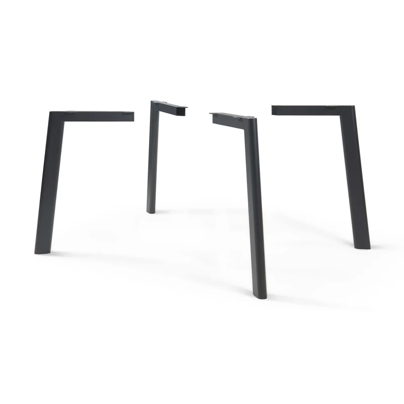 Patas de mesa Hostang juego de 4 50x8x71 cm negro [en.casa]
