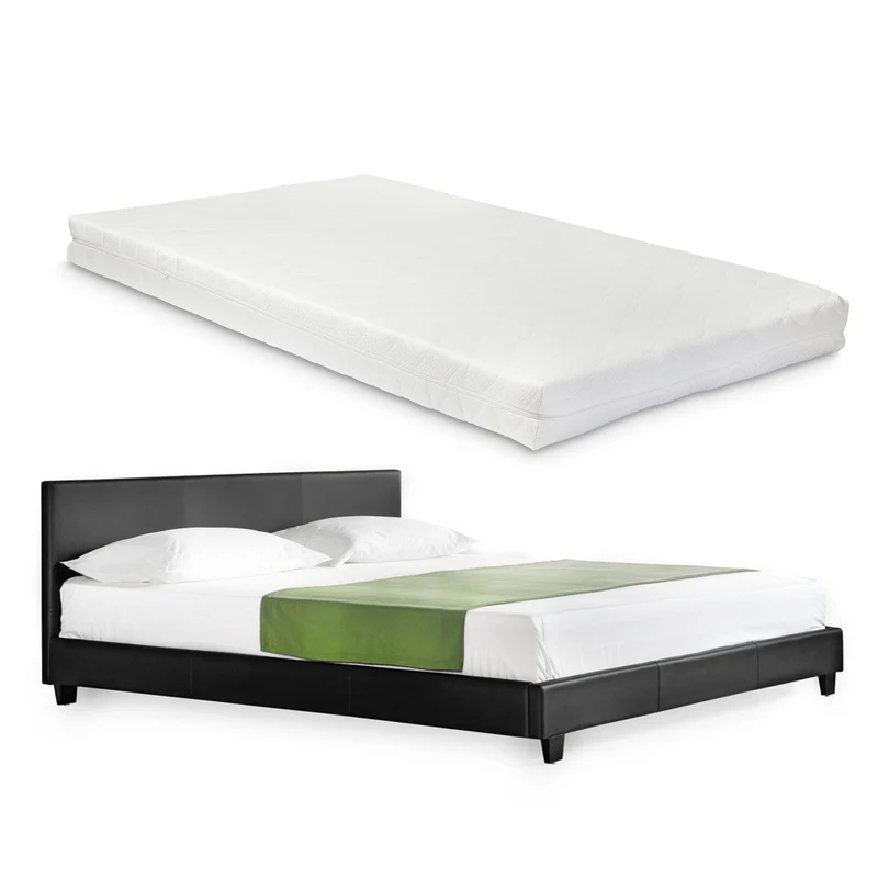 Cama de cuero sintético con colchón Funda de cuero sintético Corium