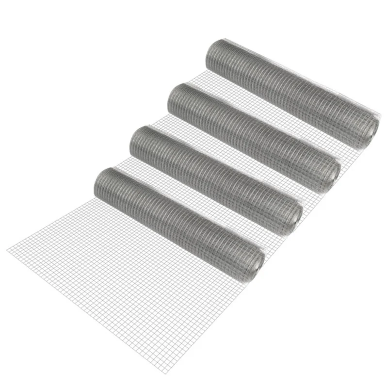 Valla de malla metálica 1x25 m/rollo Acero galvanizado Gris pro.tec