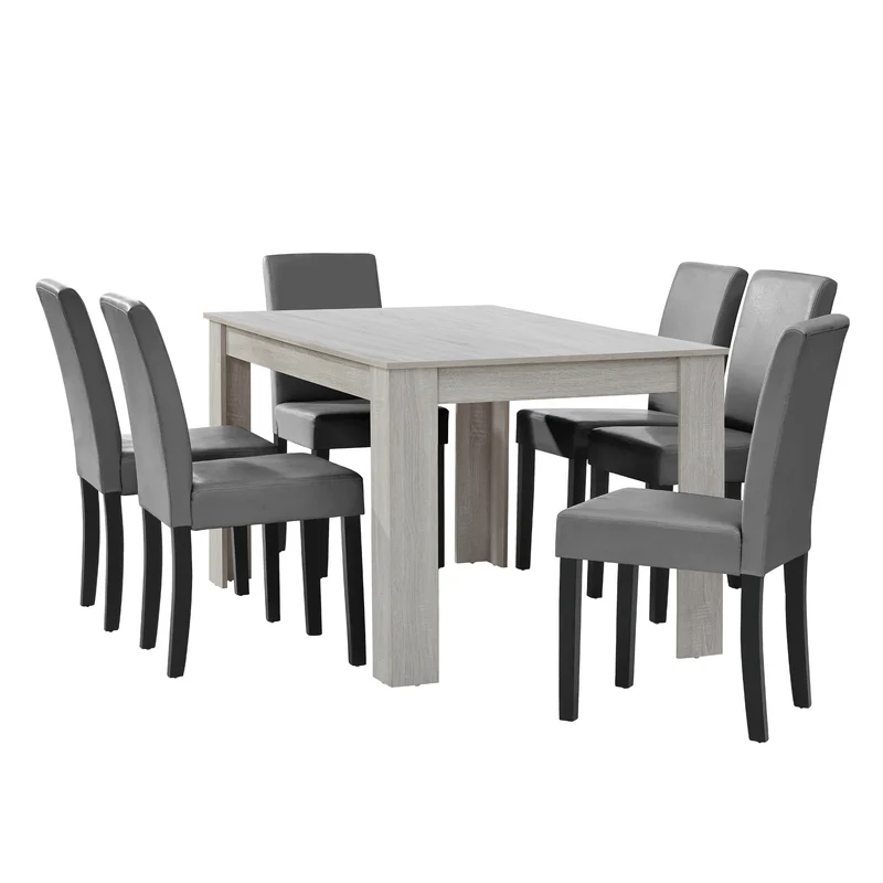 Mesa de diseño de roble precioso