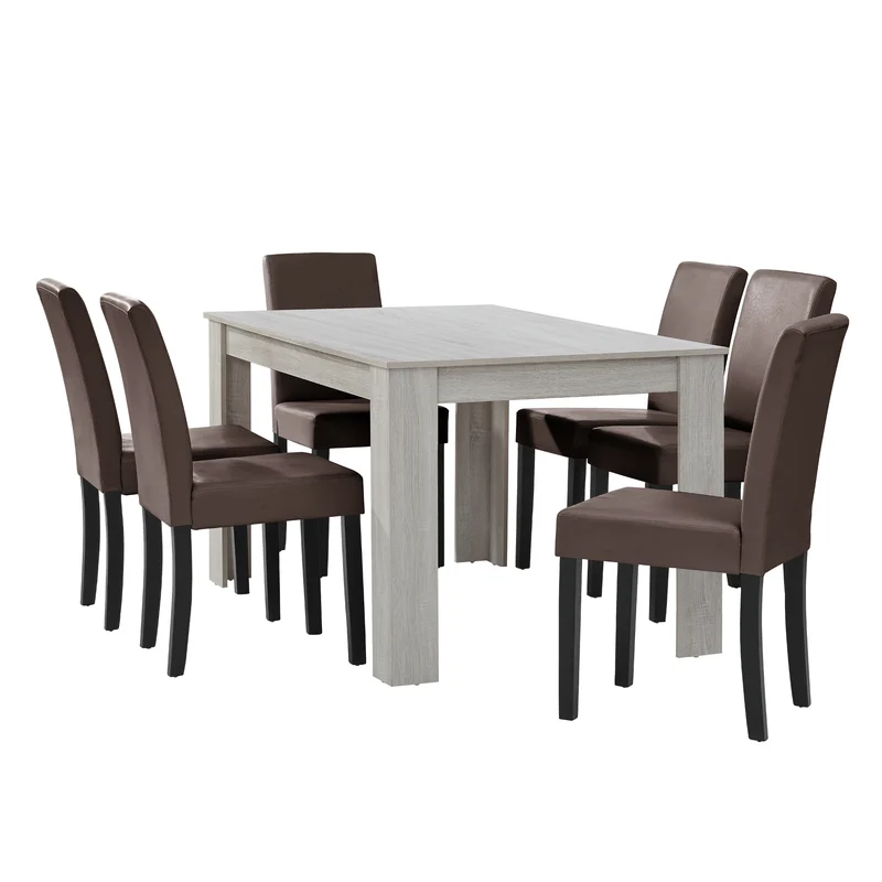 Mesa de diseño de roble precioso