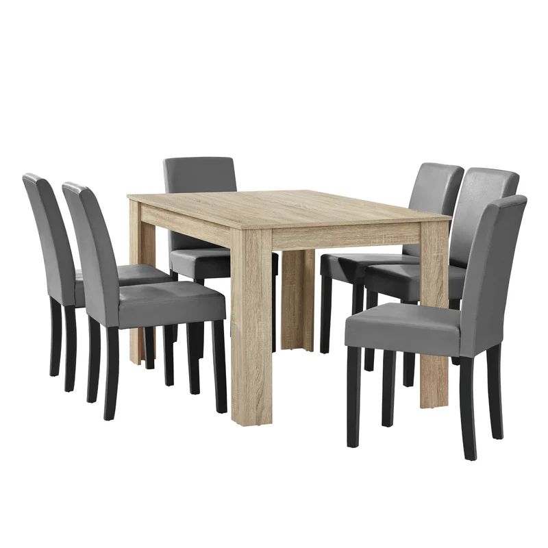 Mesa de diseño de roble precioso