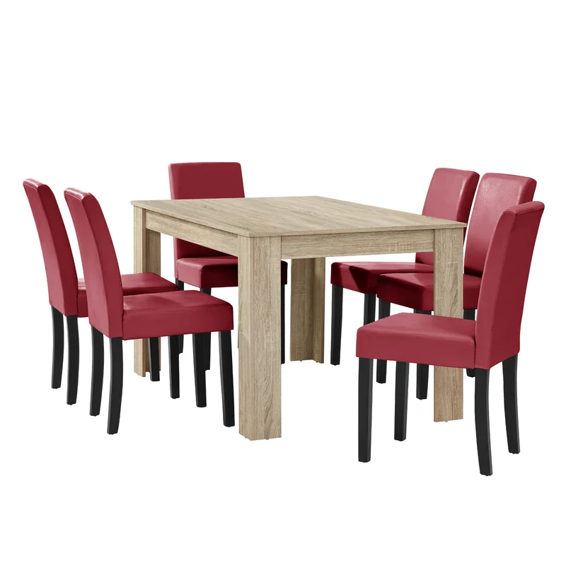 Mesa de diseño de roble precioso