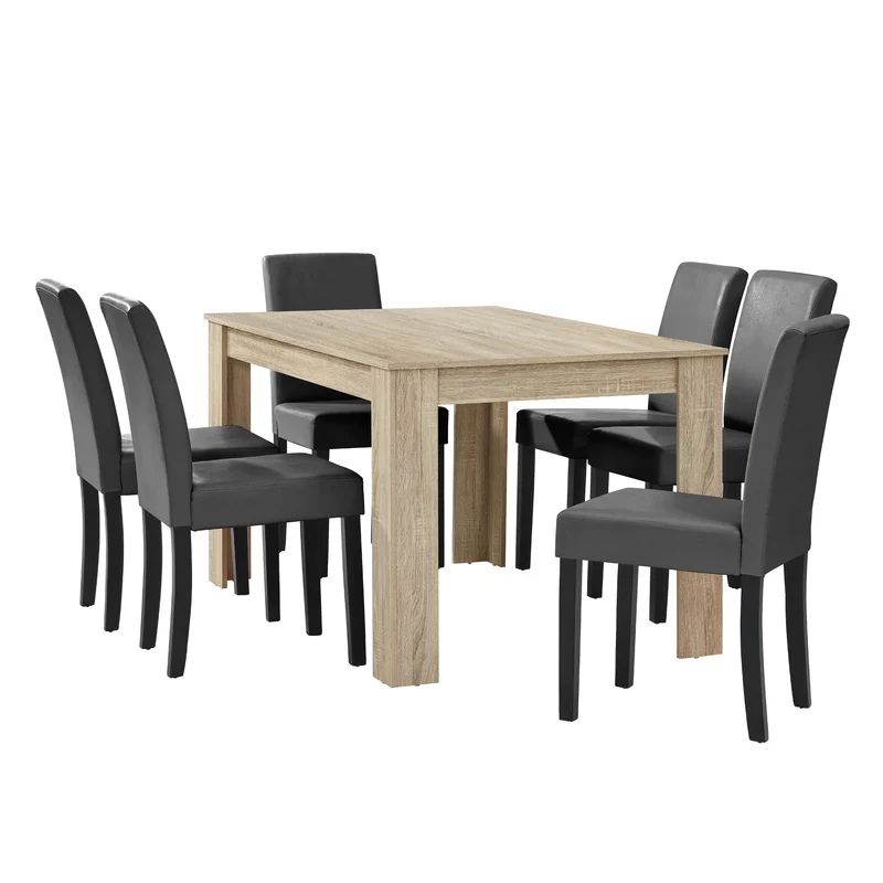 Mesa de diseño de roble precioso