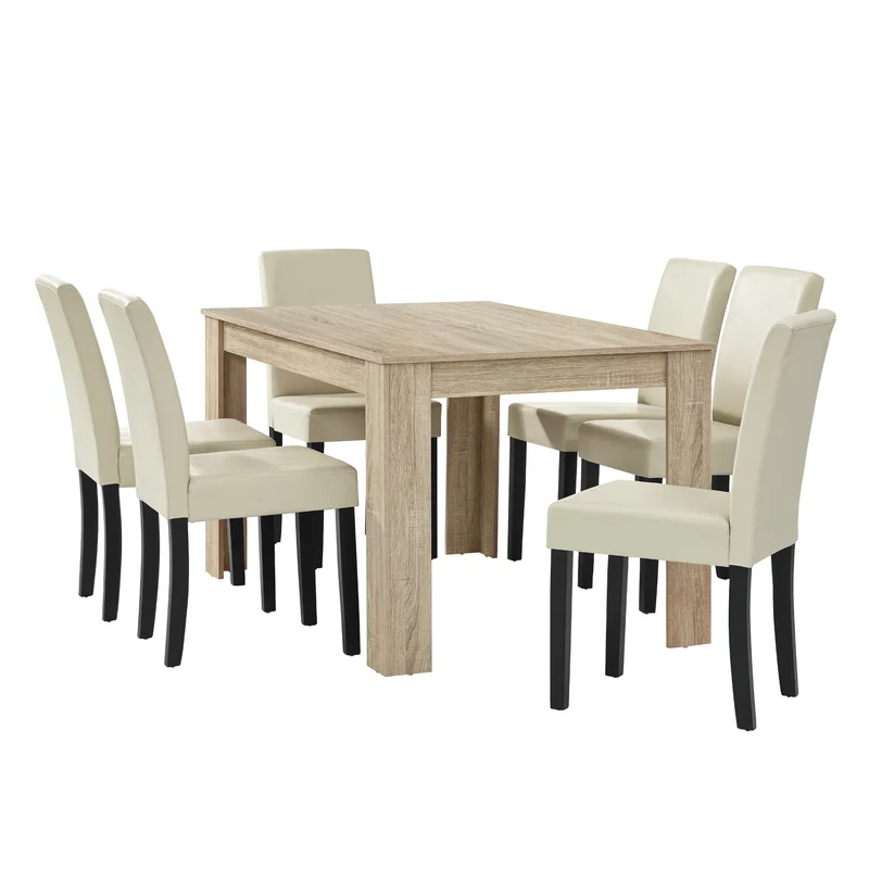 Mesa de diseño de roble precioso
