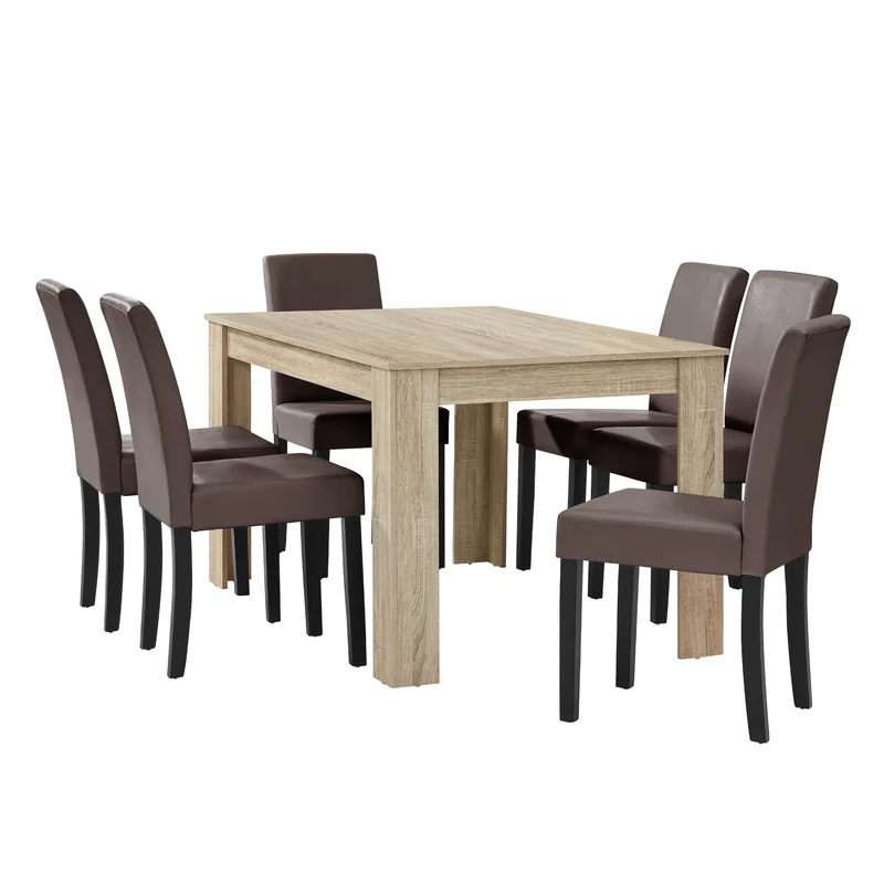Mesa de diseño de roble precioso