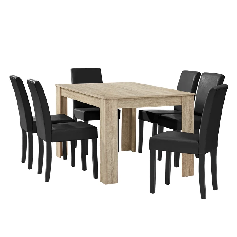 Mesa de diseño de roble precioso