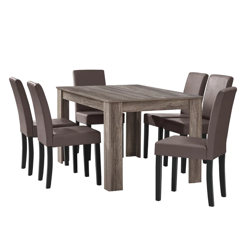 Mesa de diseño de roble precioso