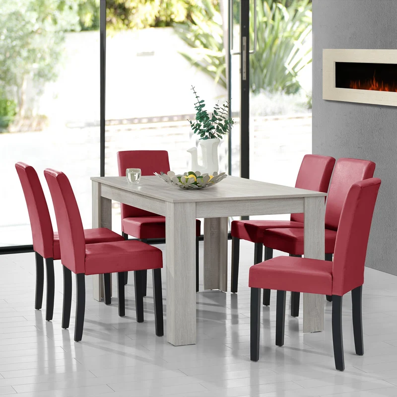 Mesa de diseño de roble precioso